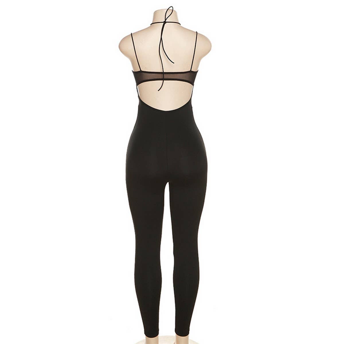 WOMEN NECK HANGING HIGH WAISTED TIGHT JUMPSUIT_CWSJS0194