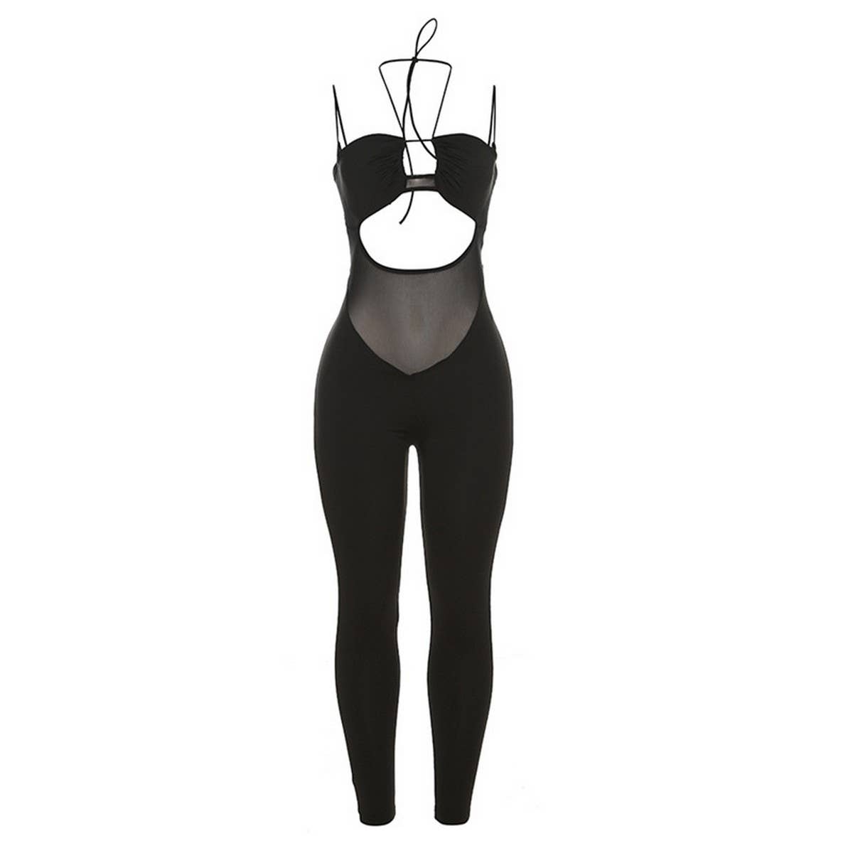 WOMEN NECK HANGING HIGH WAISTED TIGHT JUMPSUIT_CWSJS0194