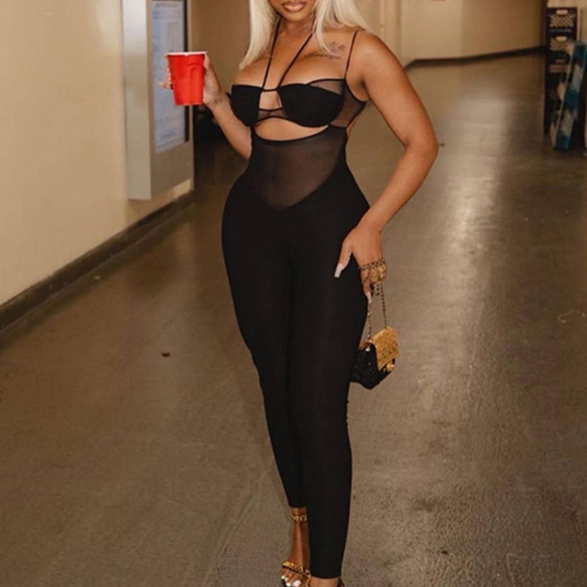 WOMEN NECK HANGING HIGH WAISTED TIGHT JUMPSUIT_CWSJS0194